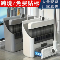 Broom floor dustpan and floor brush 3-in-1 multi-functional combination set thick broom non-stick hair cleaning tools