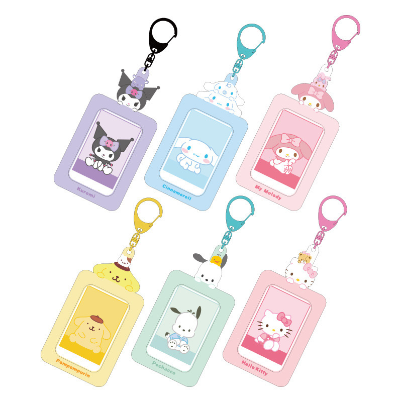 Student Bus Card Cover Love Bean Photo Card Key Chain Bag Pendant Laurel Dog Kulomi Specification drawing
