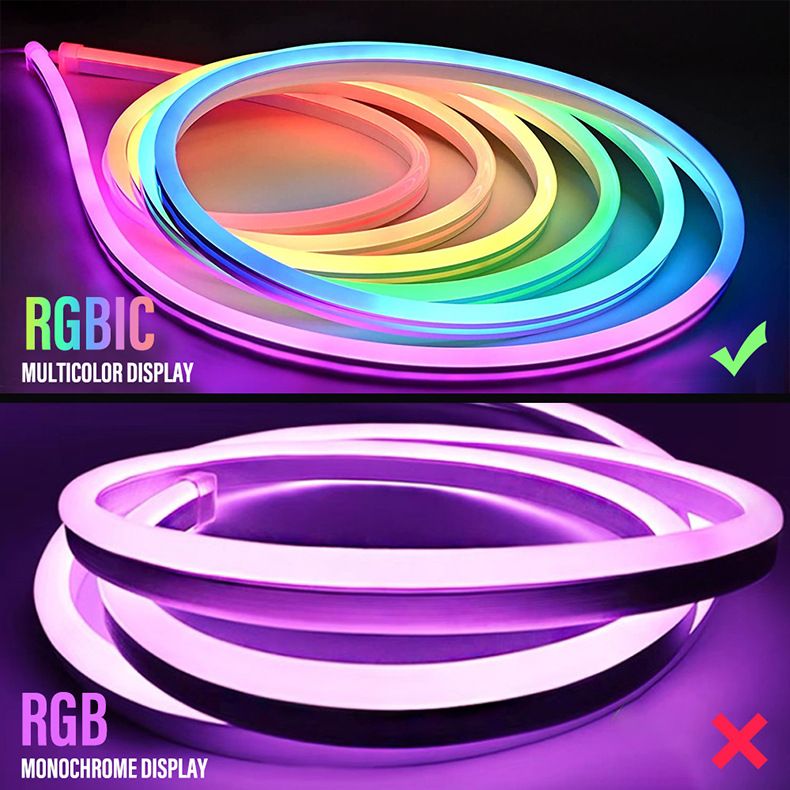 Graffiti Wifi Cross-Border Light With Rgb Tree Light Rope Light Ip68usb Music Diy Decorative Smart Neon Strip Color Neon Light Strip details Picture