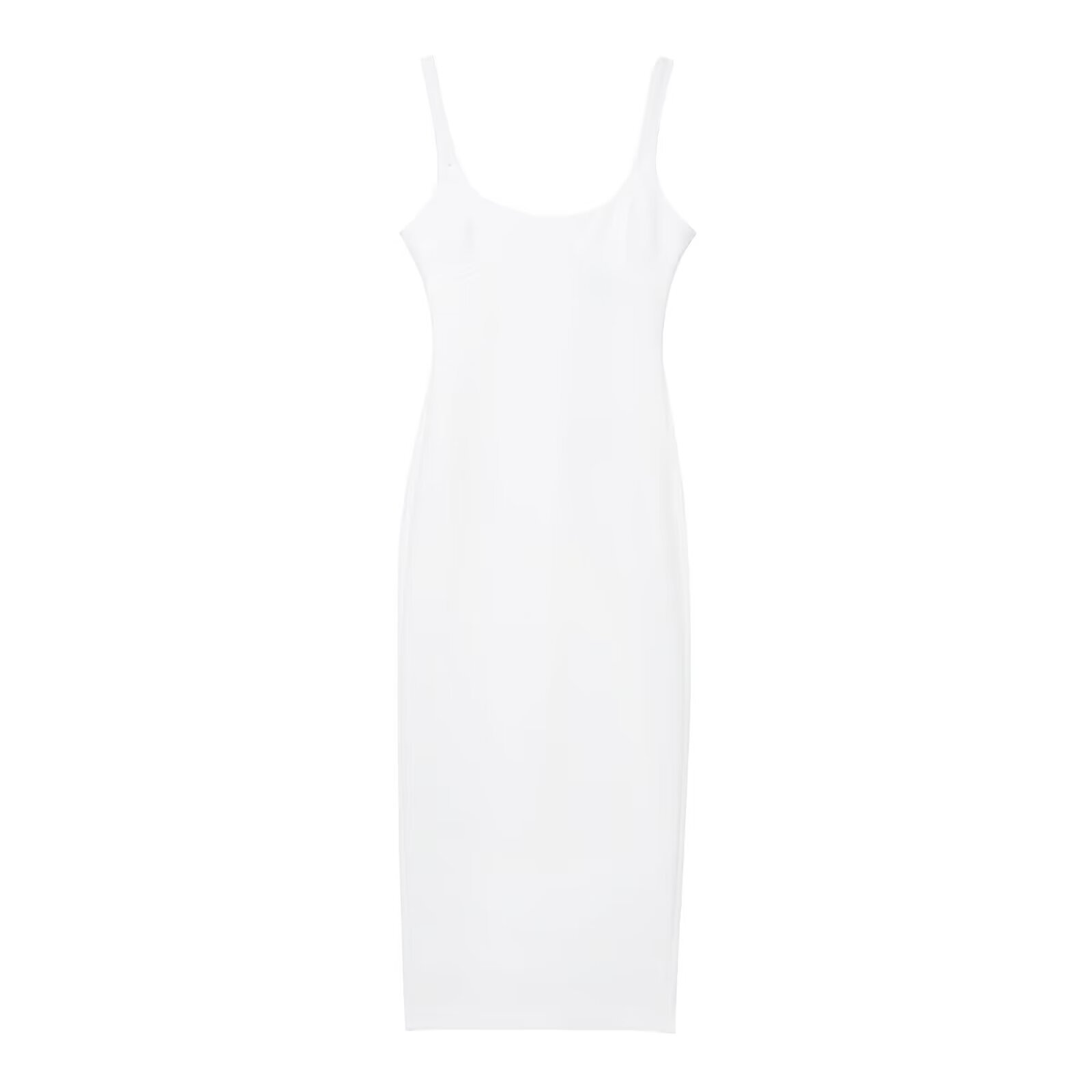 Amazon Cross-Border Foreign Trade Europe And The United States Women's Wholesale 2024 Summer New Medium Long Solid Color Slim-Fit Dress Application Scenario