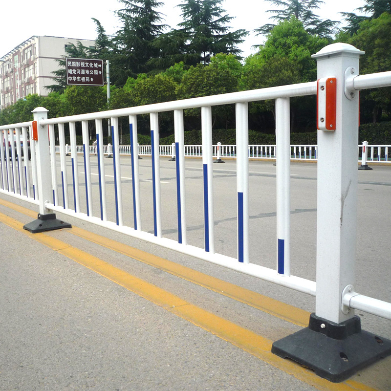 Municipal road guardrails, urban sidewalk safety fences, anti-collision isolation fences, road and highway traffic guardrails details Picture