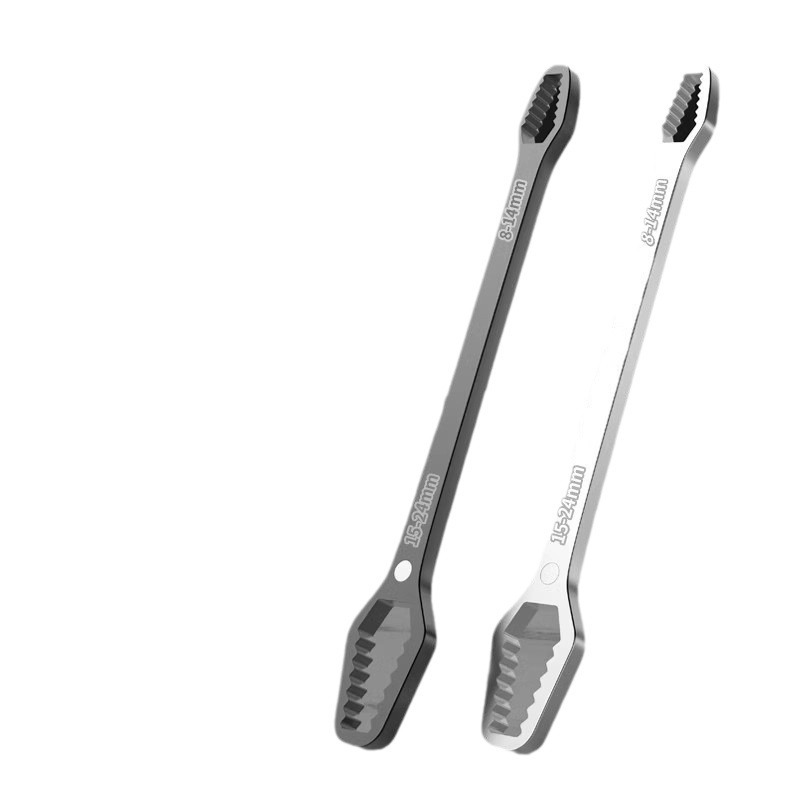 Wholesale universal wrench, multi-functional open-end box wrench, double-head self-tightening 8-24mm adjustable wrench tool set Item Picture