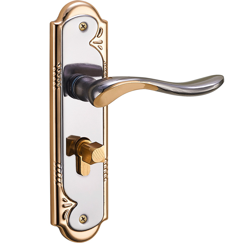 Home Interior Door Lock Solid Wood Door Bedroom Door Lock Hardware Accessories Mechanical Door Lock Universal Door Handle Item Picture