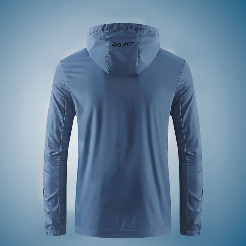 Summer Outdoor Sunscreen Clothing Men And Women Skin Trench Coat Breathable Cool Long Sleeve Anti-Ultraviolet Protective Clothing Item Picture
