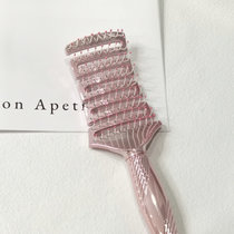 Amazon hot color Big bend Comb Pig Mane Massage Hair Care Massage hair smoothing styling comb