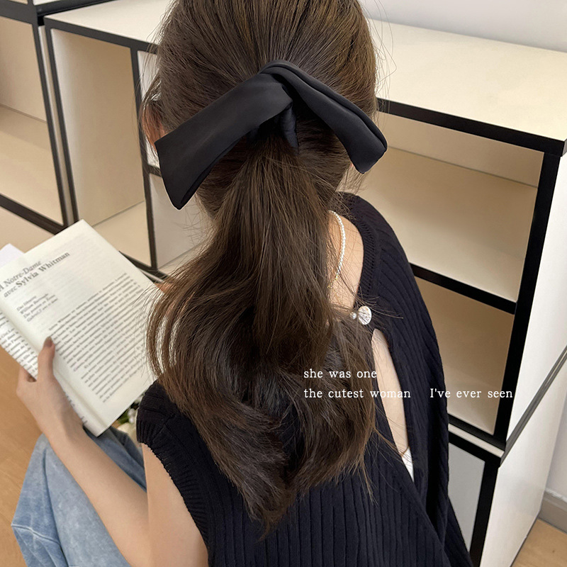 抓夹女兔耳朵香蕉夹高级感韩系轻奢风后脑勺气质竖夹马尾发夹头饰