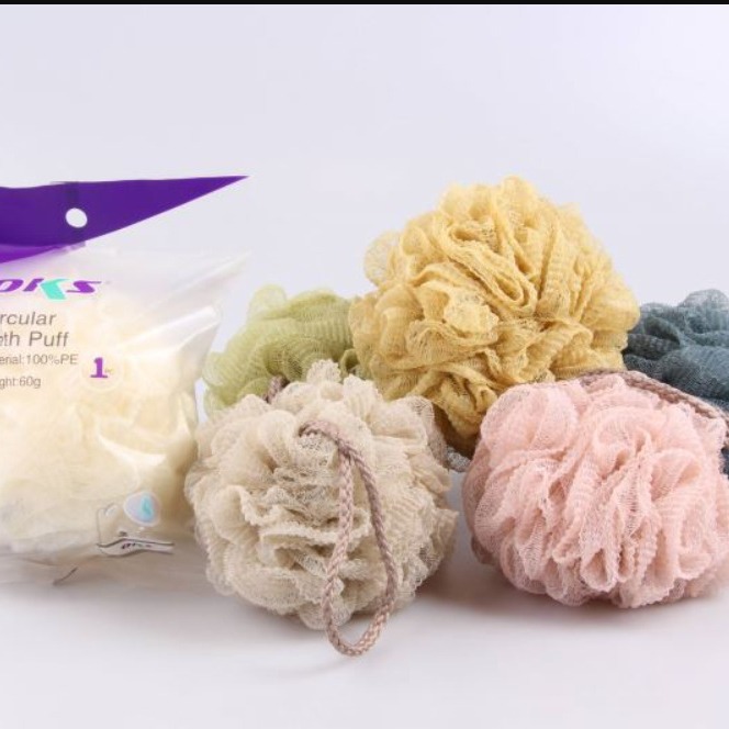 Large bath balls, bath balls, bath flowers, cute scrubbing, back rubbing, foaming bath products, bath flowers, OKS