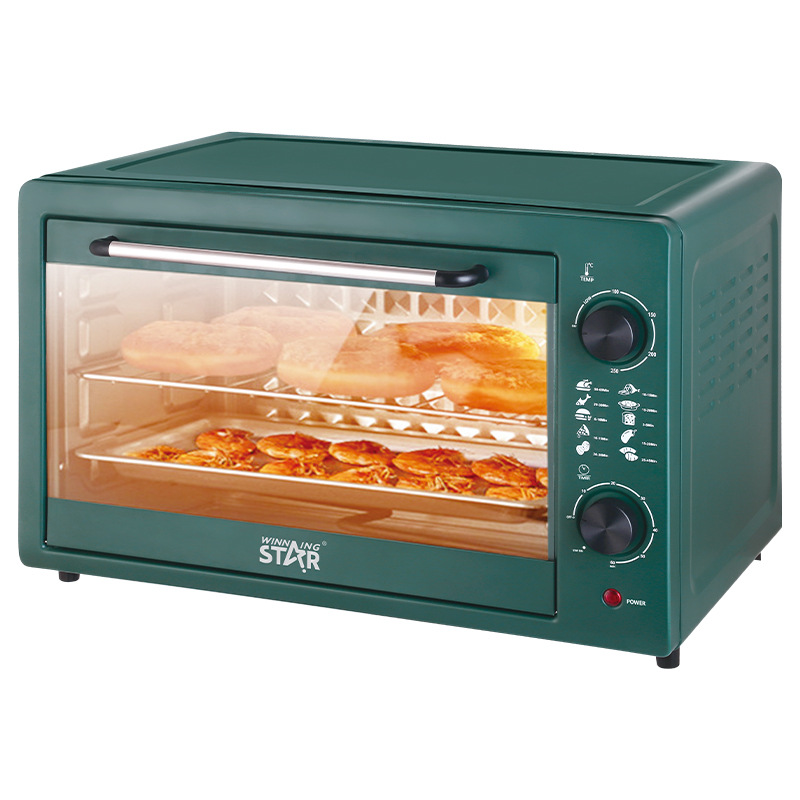winning star 40L fully automatic oven for British and European standards, multi-functional household oven for cake and barbecue Item Picture