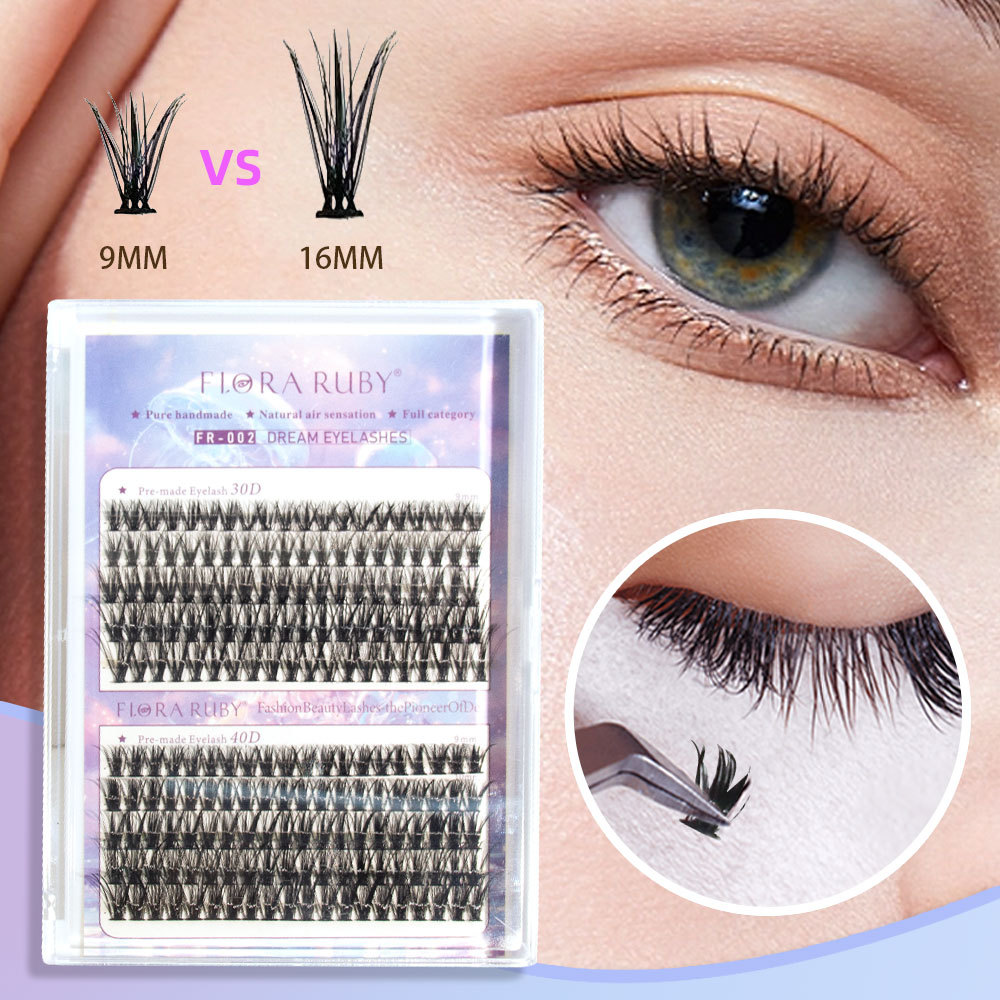 FloraRuby False Eyelashes Close Up