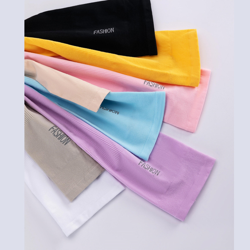 防晒袖套实物图