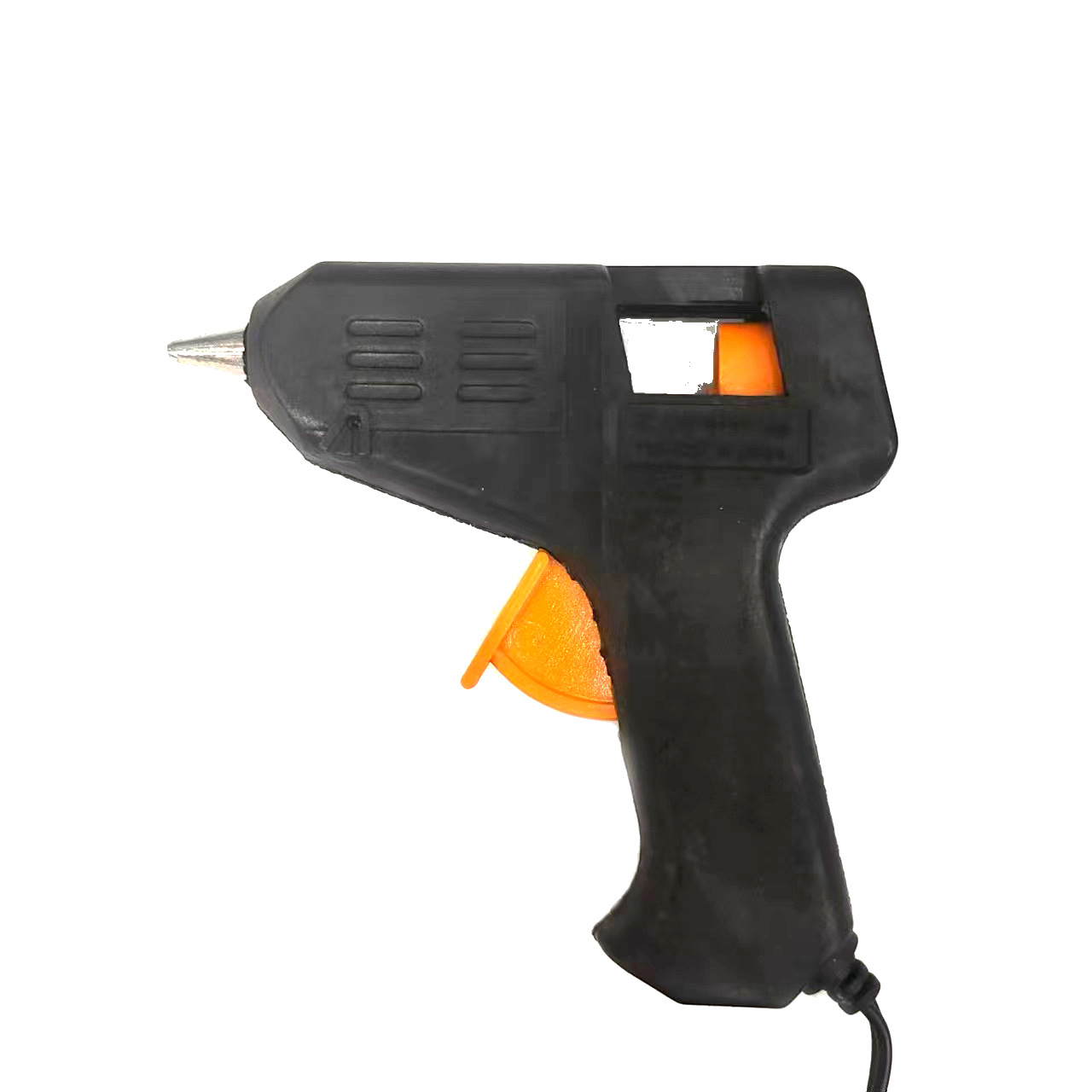 In stock, we offer a 20W black small glue gun without a switch, JD-202 hot melt glue gun, suitable for 7mm fine glue sticks. Factory direct sales