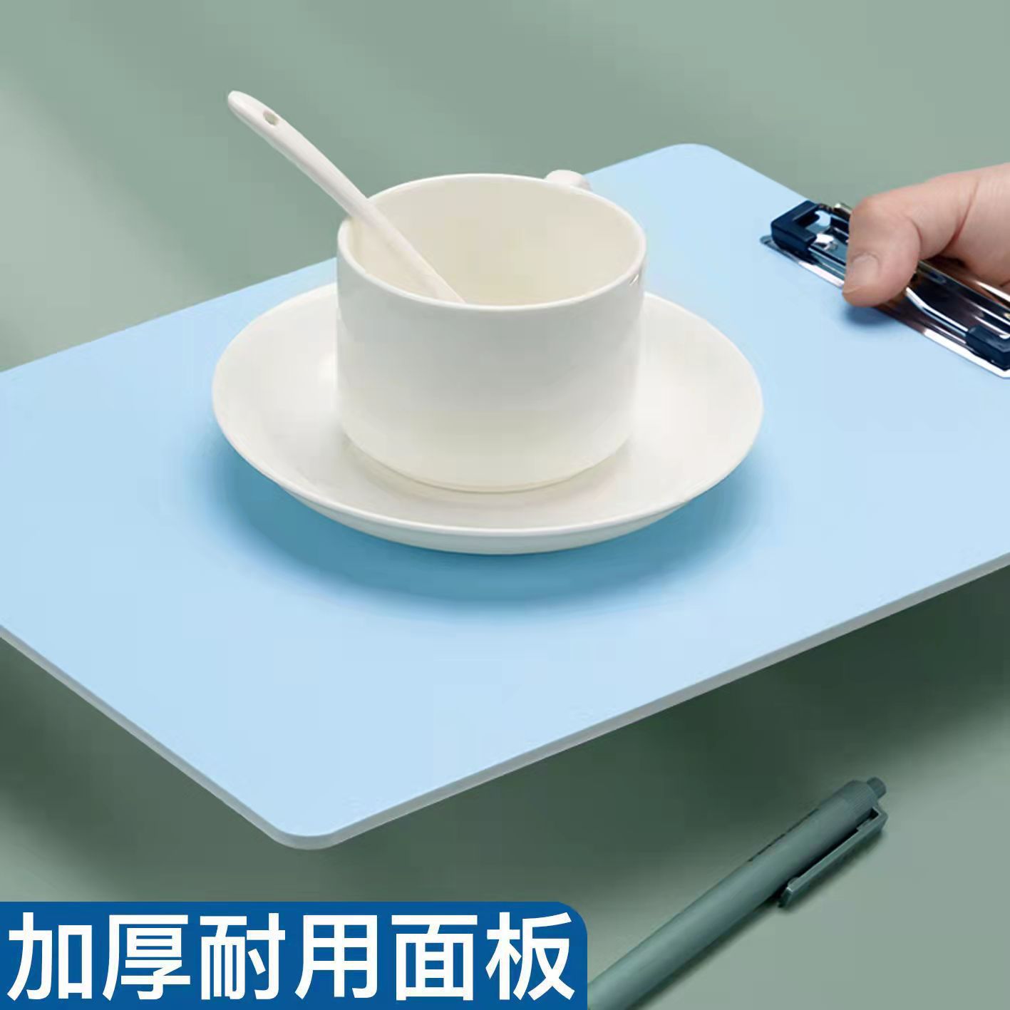 Wholesale of pp foam office supplies, black thickened student a4 writing board, Morandi color folder from the manufacturer Application Scenario
