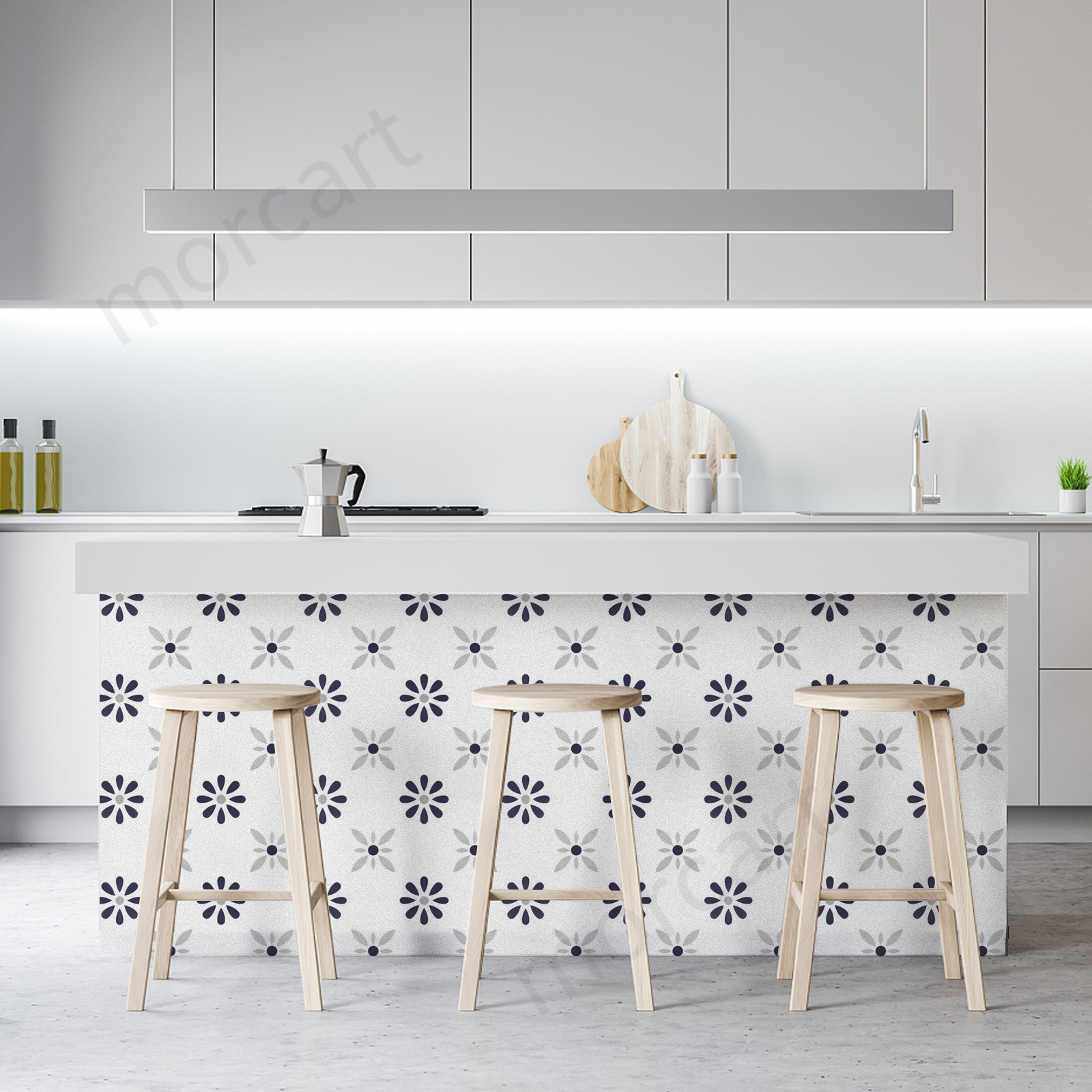 Kitchen Anti-Slip Wear-Resistant Floor Stickers Bathroom Bathroom Pp Environmental Protection Frosted Waterproof Moisture-Proof Self-Adhesive Adhesive Wholesale Application Scenario