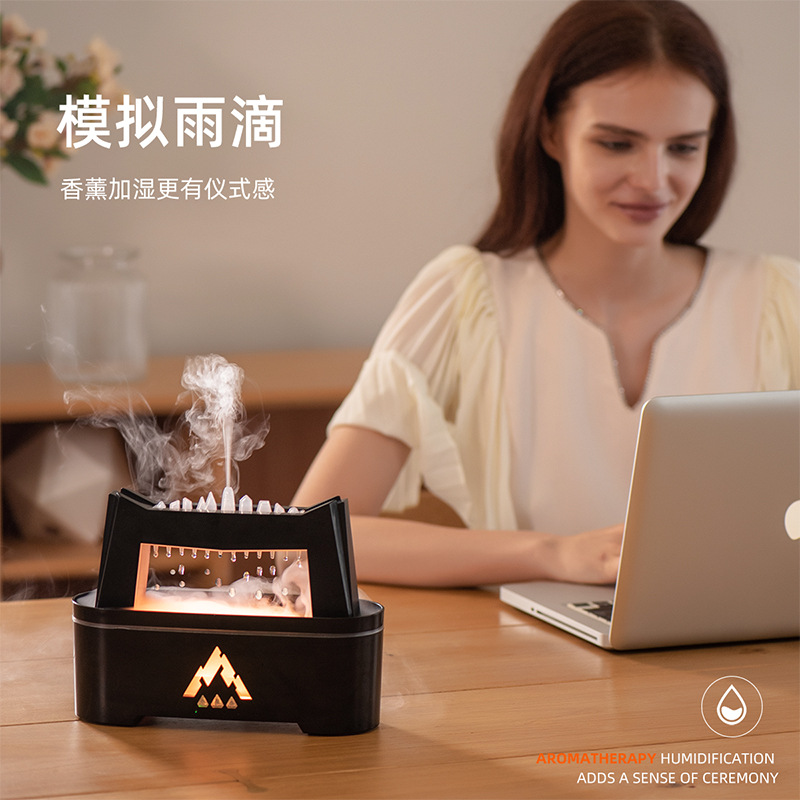 Rain Drop Gift Aromatherapy Humidifier Water Drop Small Mini Home Mute Large Spray Aromatherapy Machine Specification drawing