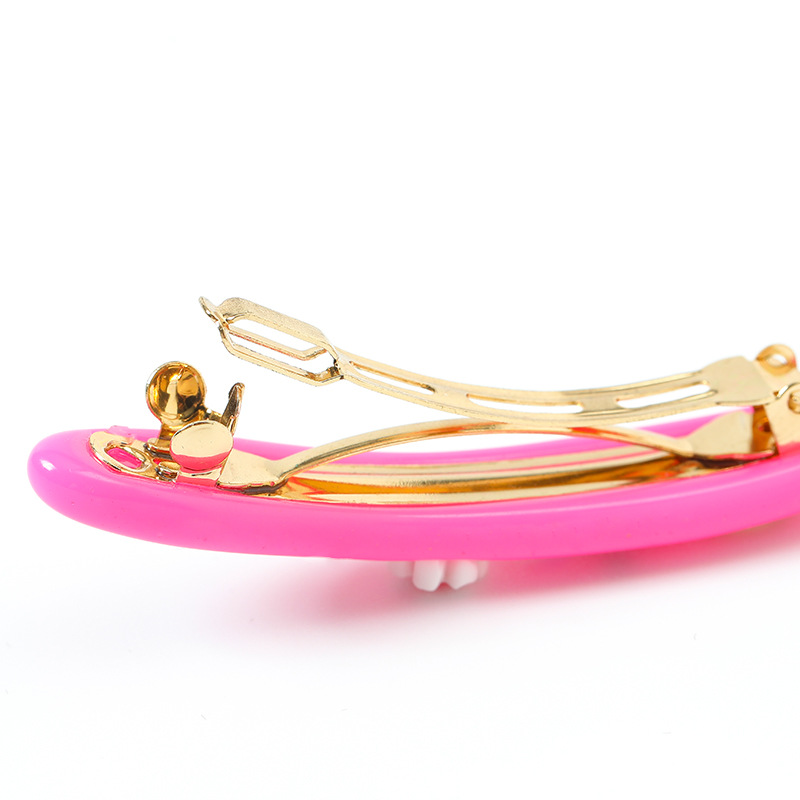 Kenjie Original Summer Candy Color Resin Diamond Drop Oil Hairpin Women's Cross-Border Europe And The United States For Color Hair Accessories Application Scenario