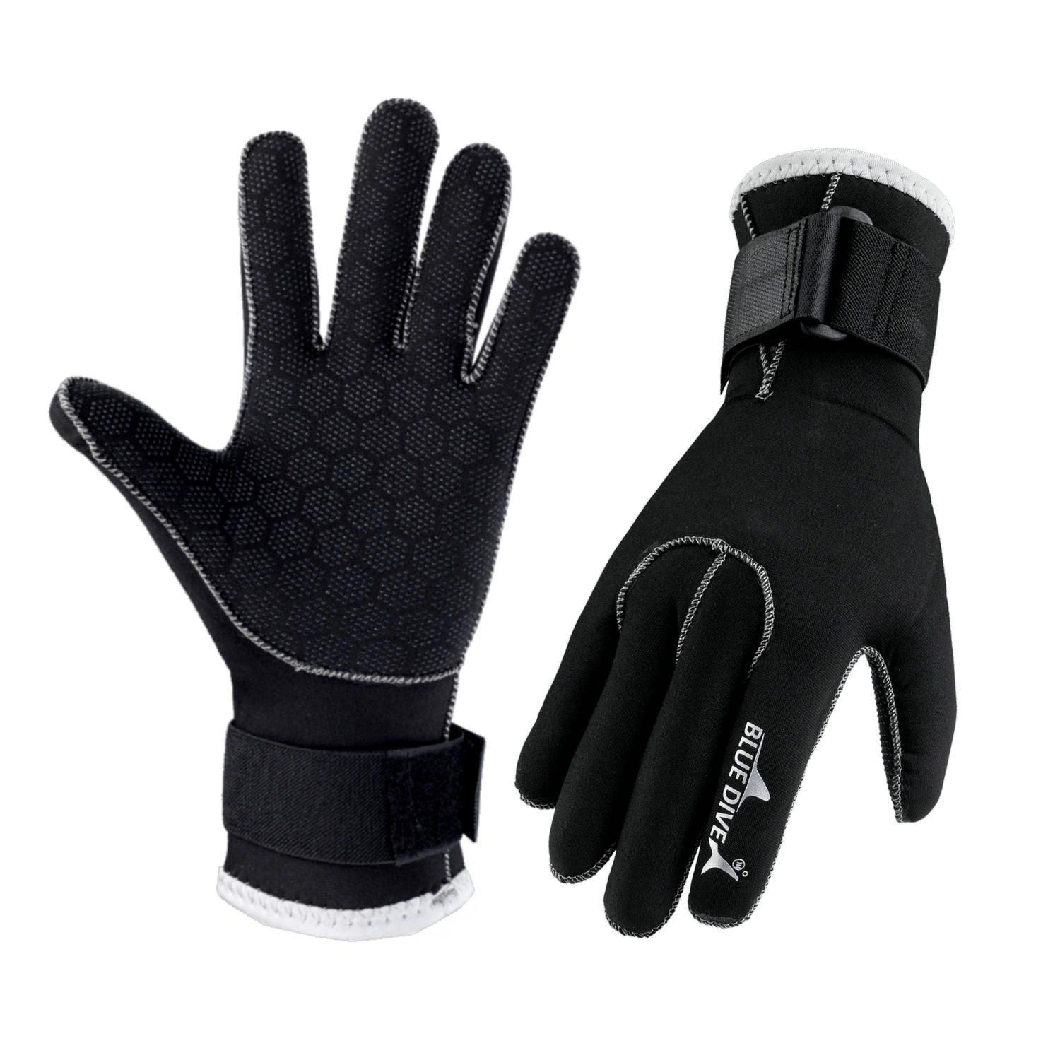 3mm thick snorkeling deep anti-slip waterproof warm wear anti-scratch professional surf diving gloves anti-cut and anti-slip Item Picture