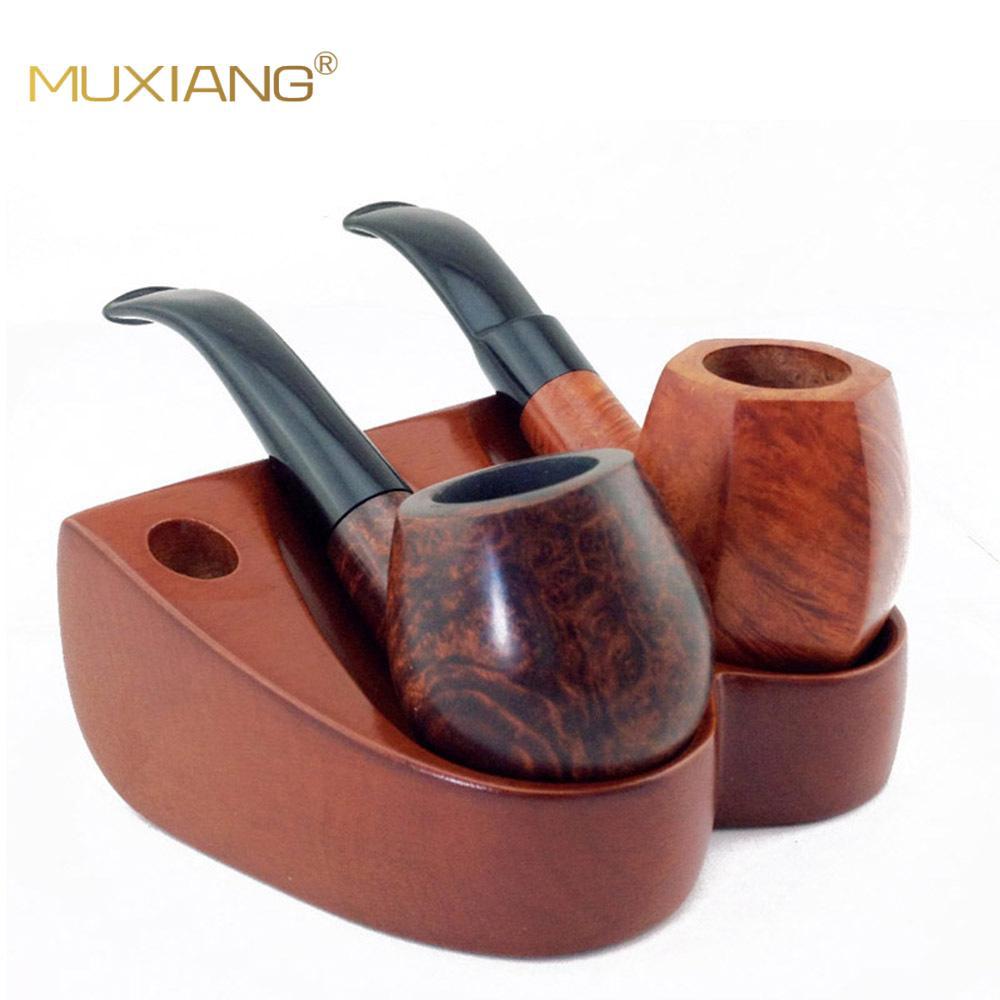 木香实木烟斗/rack木质白底实物图