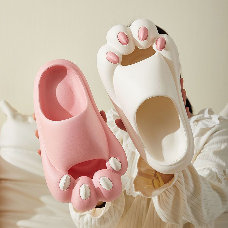 2023 New Style Of Stepping On Shit Slippers Women Wear Parent-Child Cartoon Slippers Cross-Border Baotou Lovers Summer Slippers Tide Specification drawing