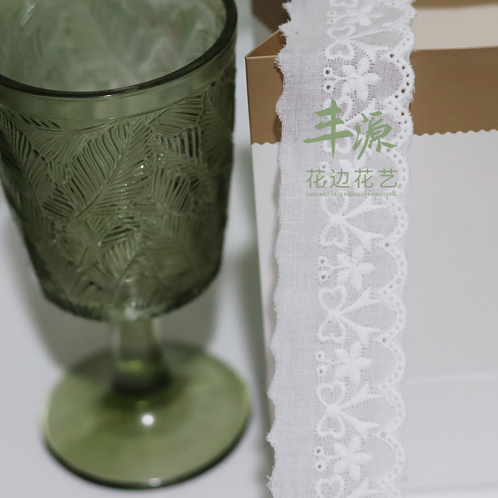 Bow Lace Pink Lace Accessories Lace Love Lace All Cotton Embroidery Lace Children's Wear details Picture