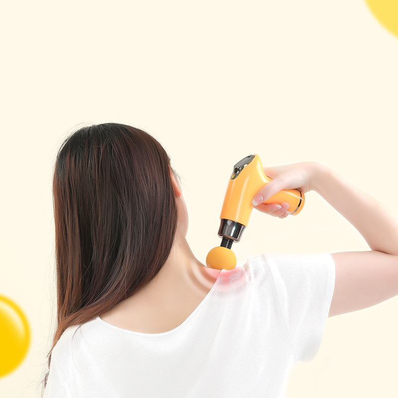 Little Yellow Duck Fascia Gun, Muscle Massager, Mini Electric variable frequency cervical membrane Gun, Automatic Relaxation Device, Silent Massage gun Application Scenario
