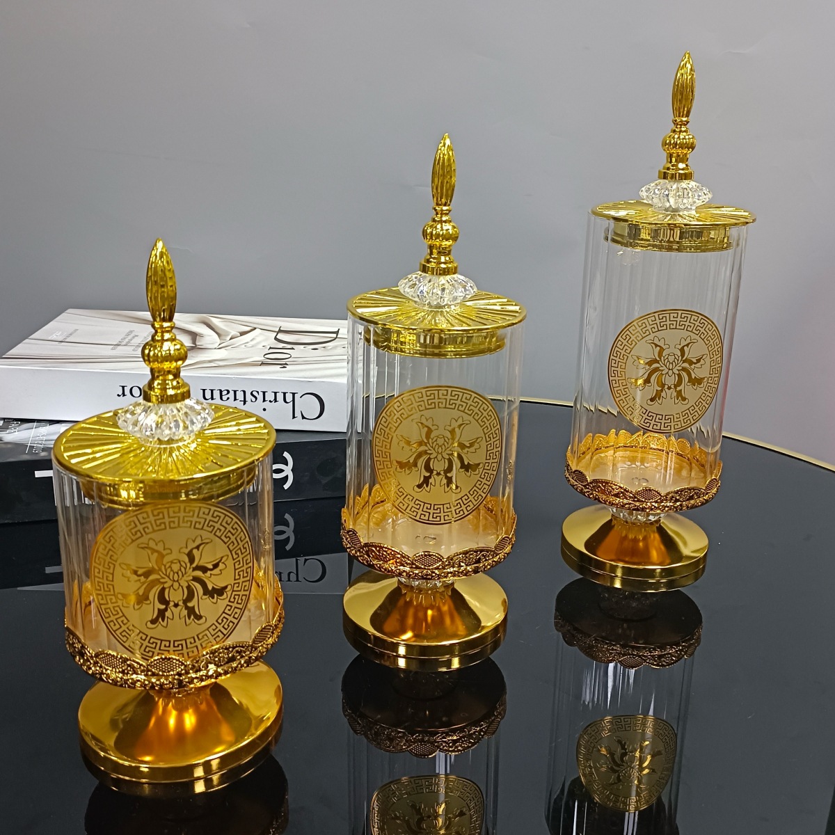 High-quality appearance level glass sealed jars for export, European-style glass with LIDS Application Scenario