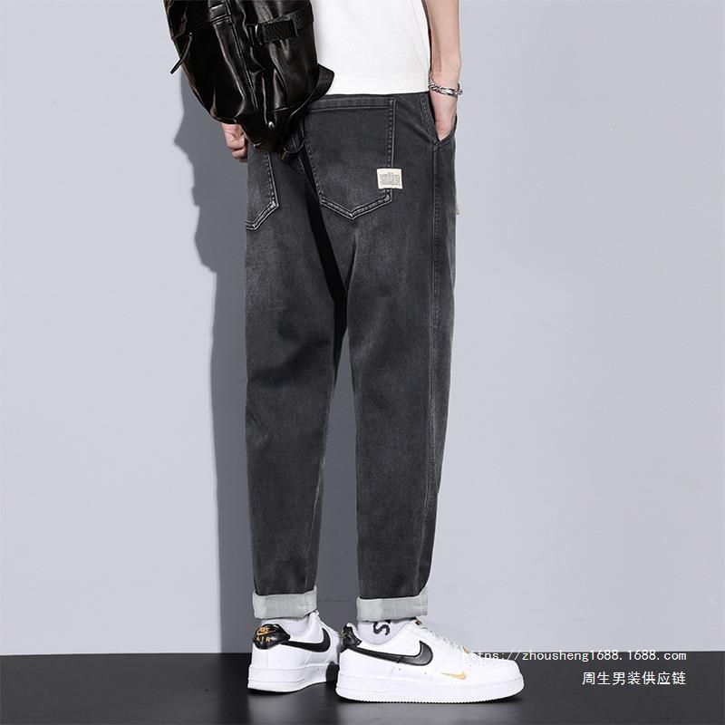 男士牛仔裤实物图