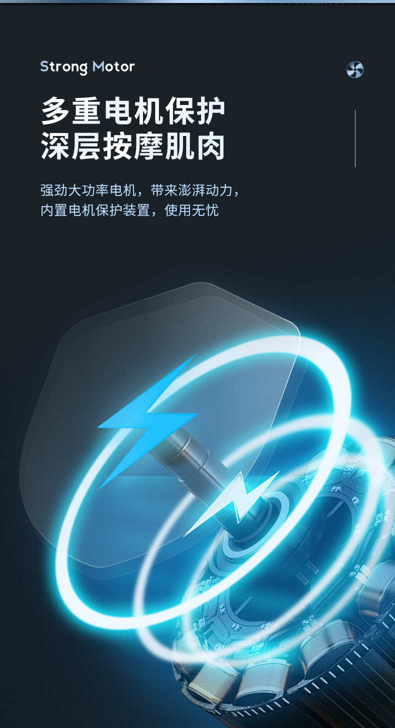 筋膜枪跨境筋膜枪肌肉放松健身运动按摩器颈膜枪便携式按摩枪批发详情6