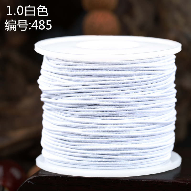 New core-wrapped Buddhist prayer bead elastic string 50-meter / 100-meter cultural play bracelet elastic string elastic band Application Scenario