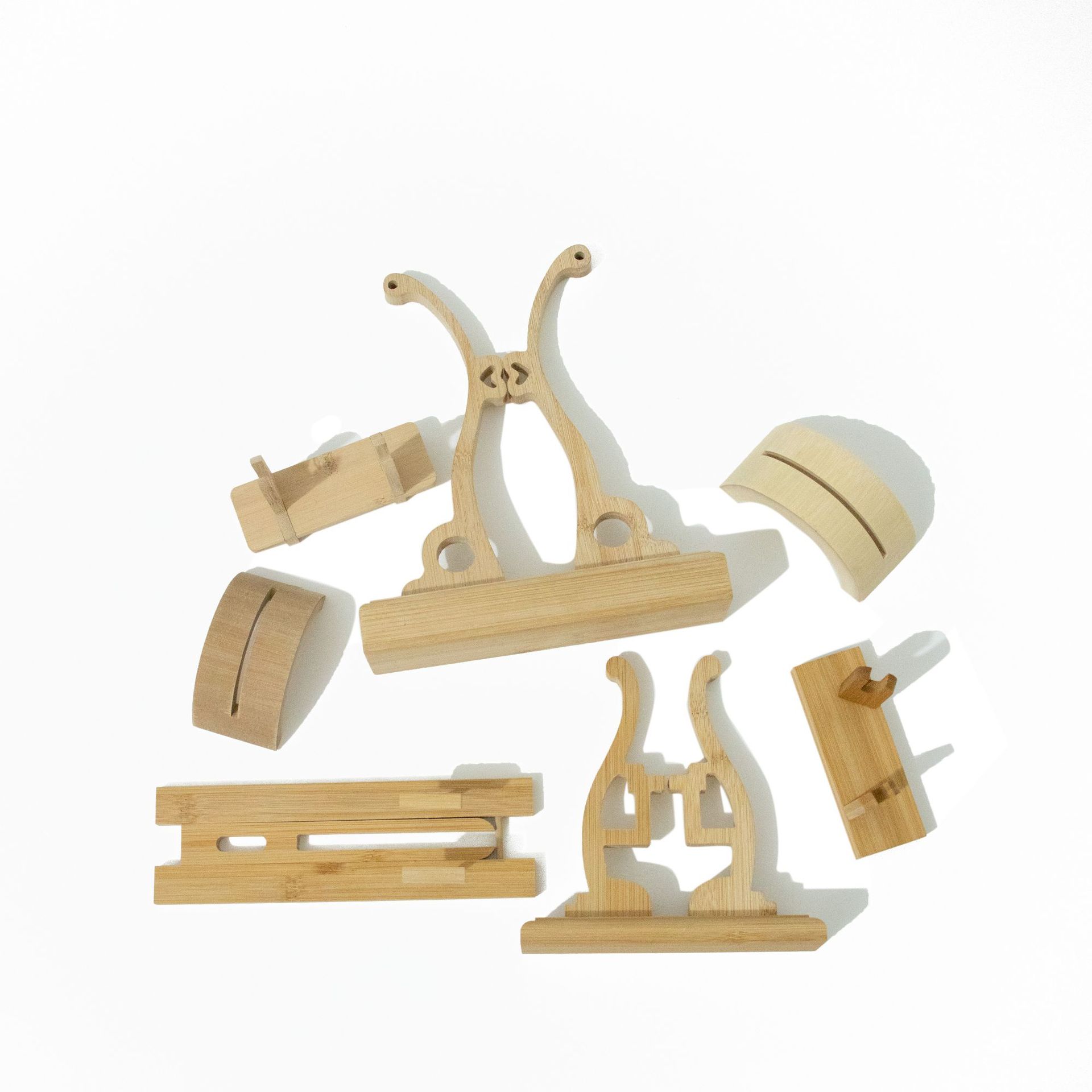 Wholesale of solid wood Nan bamboo fan stands, ancient-style bride fan brackets, folding fan bases, fan ornaments, display stands, and bases Item Picture