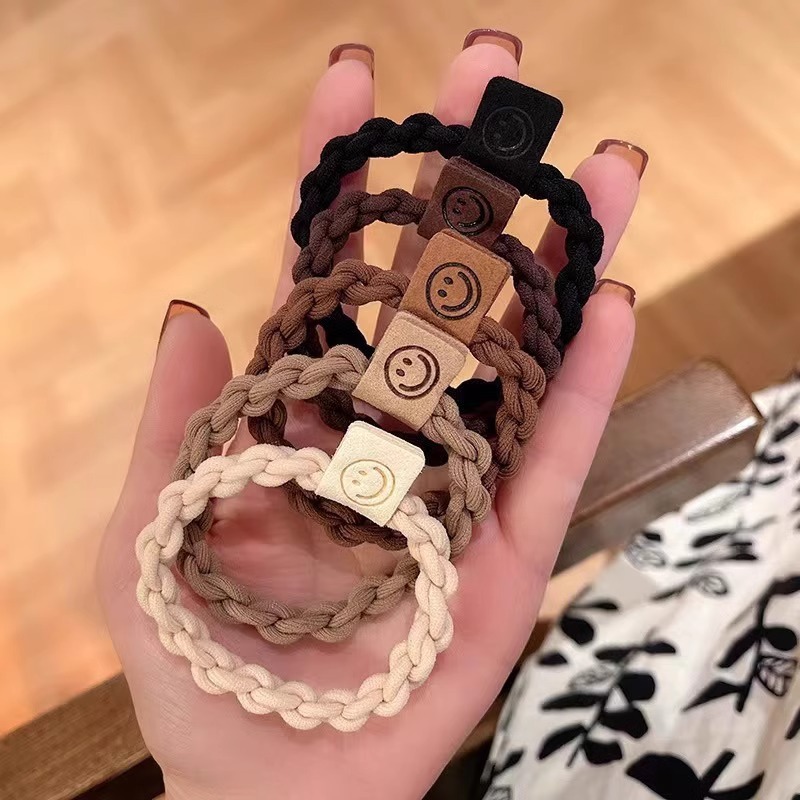 High-elasticity and durable hair tie, simple and elegant hair tie, 2025 new style rubber band women's hair tie headwear wholesale Specification image