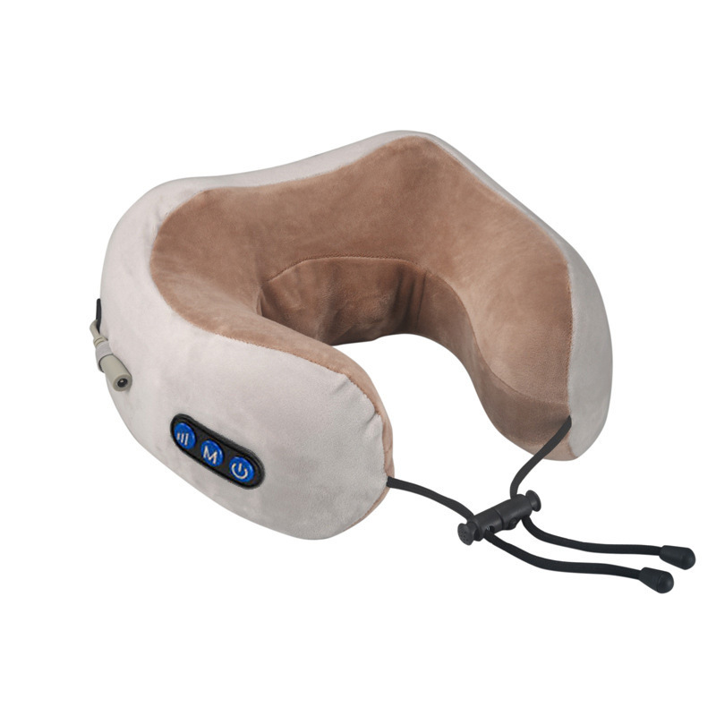 Multi-functional electric massage U-shaped pillow