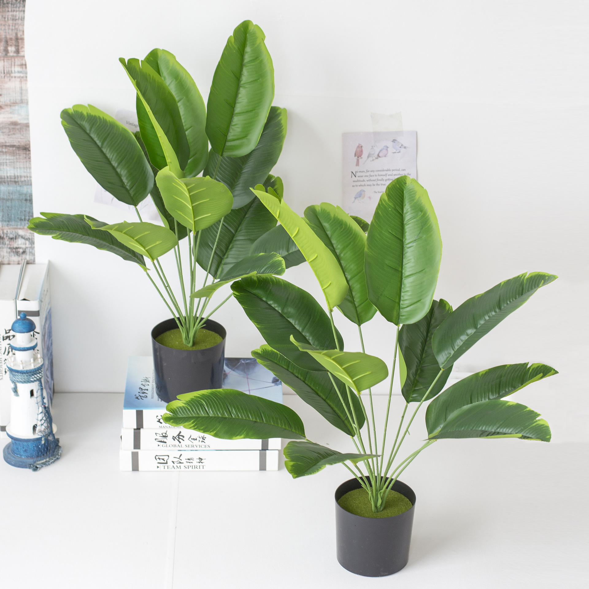 花束/仿真植物/绿植摆件/绿植装饰/竹子装饰细节图