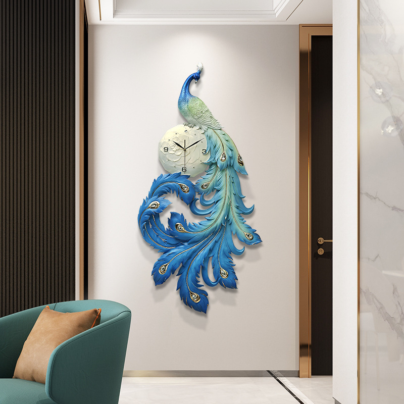 ساعة الساعة المزخرفة بشكل خلاق بساعة الساعة الفنية Specification image