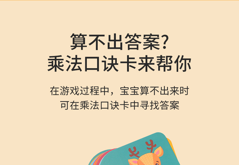蒙氏数学教具乘除法板 乘法板除法板早教蒙特梭利儿童益智玩具详情11