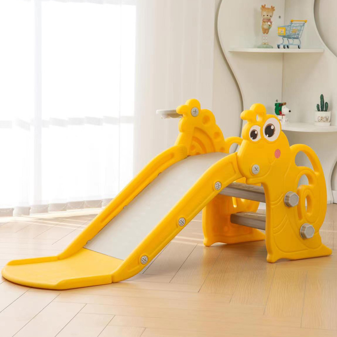 儿童室内滑滑梯秋千组合宝宝游戏家用小型婴幼儿游乐玩具可折叠详情图4