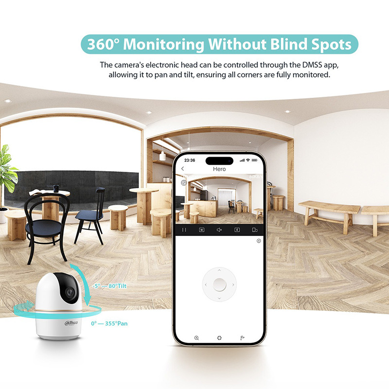 DAHUA wireless indoor camera IPC Dahua Camera Surveillance Camera DH-H5A Application Scenario