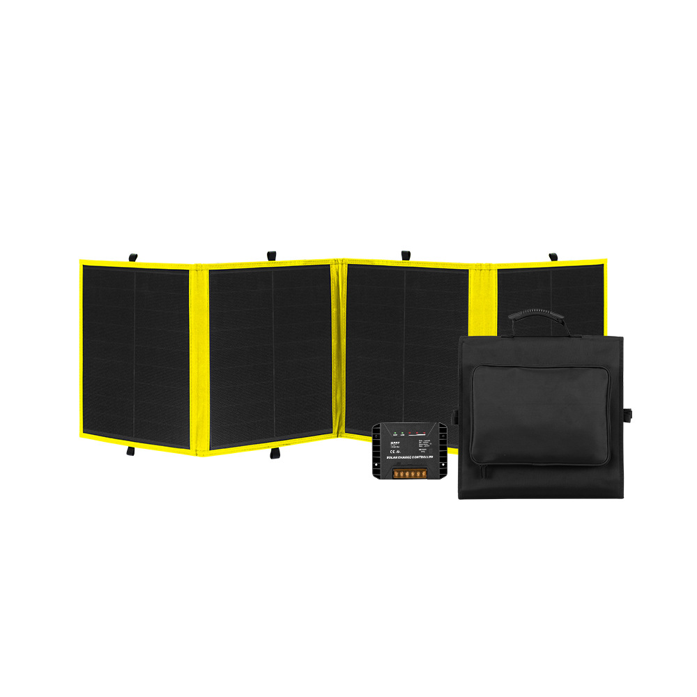 HPBC高效率超轻便携户外120W太阳能折叠布包太阳能折叠板