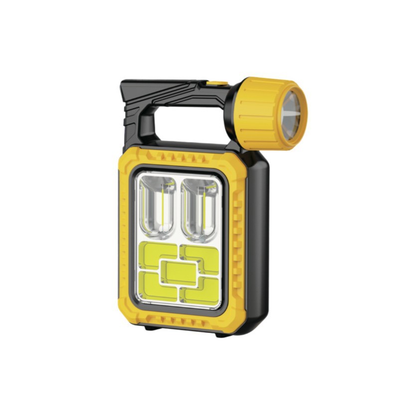 Cross-border multi-functional searchlight, outdoor solar charging system lamp, tungsten filament COB high-intensity portable lamp