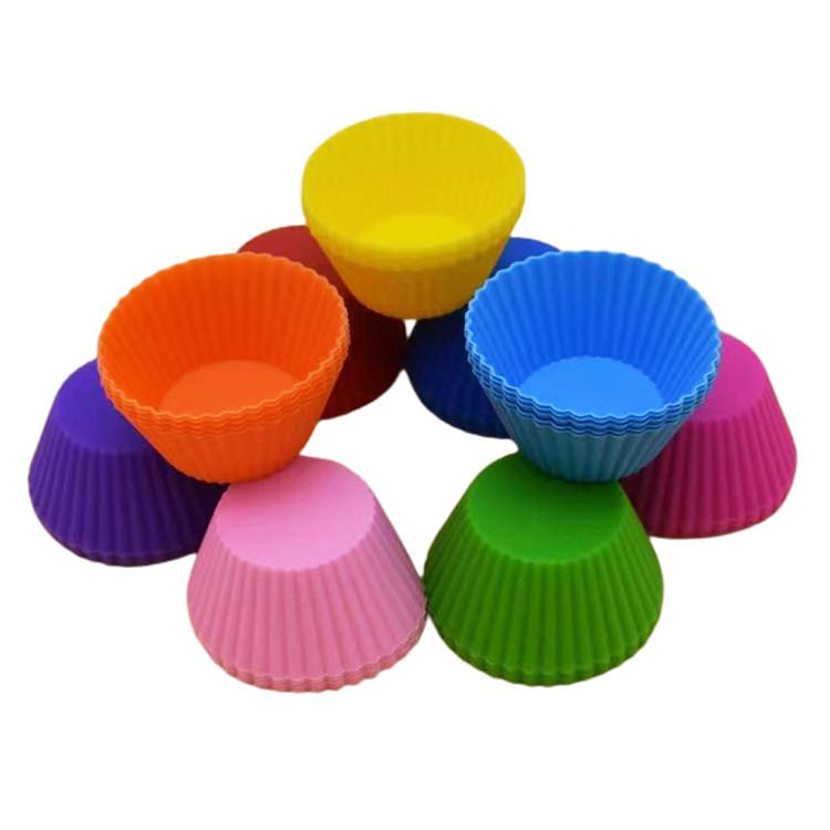 Factory wholesale food-grade high-temperature resistant round cake cups, diy cake and rice cake cups, baking molds Specification image