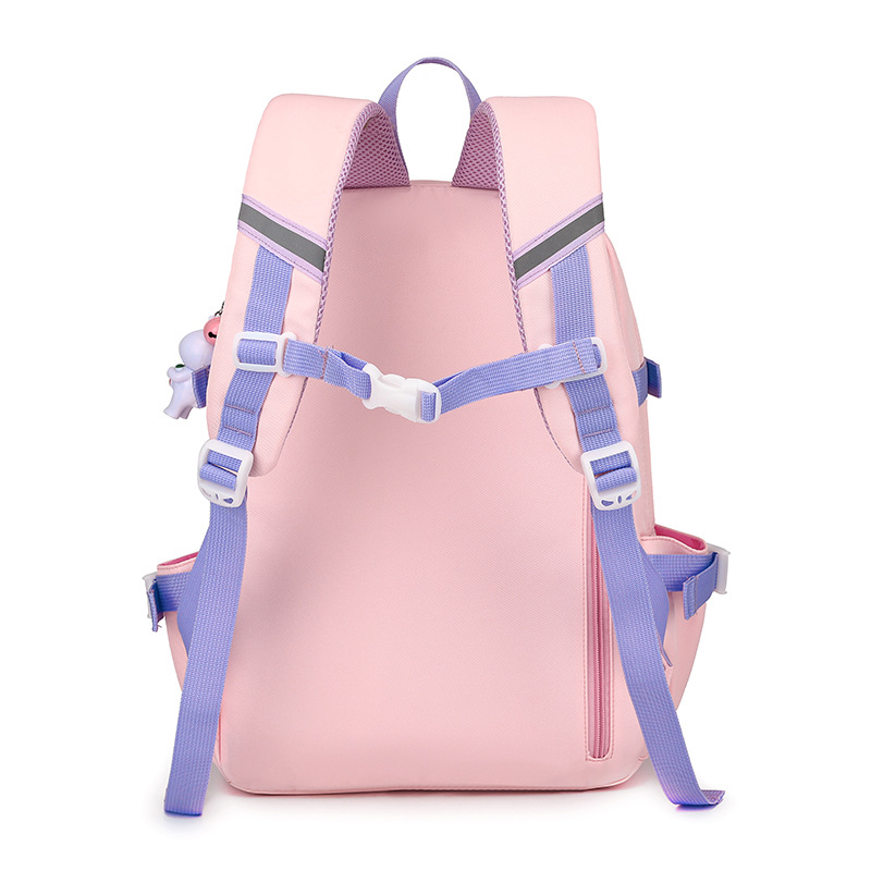New Schoolbag Primary School Girl Cartoon Printed Sequin Backpack Large Capacity Casual Chest Buckle Fixed Backpack Application Scenario