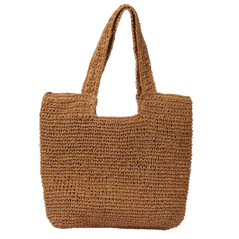 Women's beach bags, summer beach handbags, large beach bags, woven straw bags, gym shopping and travel bags Item Picture
