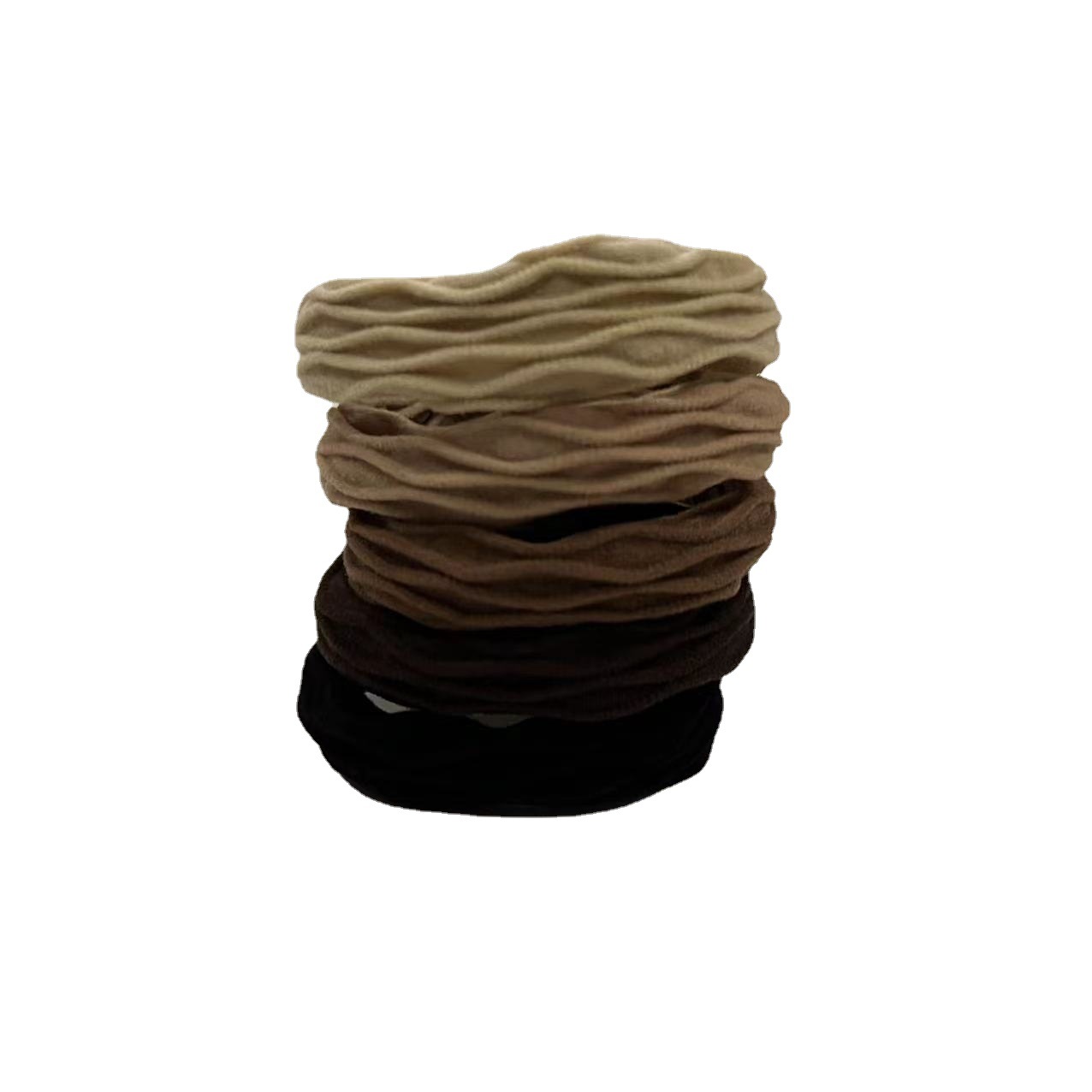 Wholesale of Korean-style new simple high-elasticity towel loops, hair ties, and seamless leather bands. Fashionable leather bands and hair ties that won't damage your hair Application Scenario