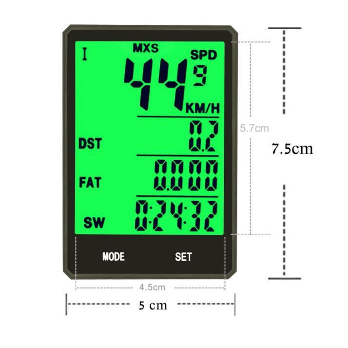 Bicycle speedometer, waterproof odometer, cycling speedometer, Chinese and English wireless bicycle speedometer accessories wholesale 606 Specification image