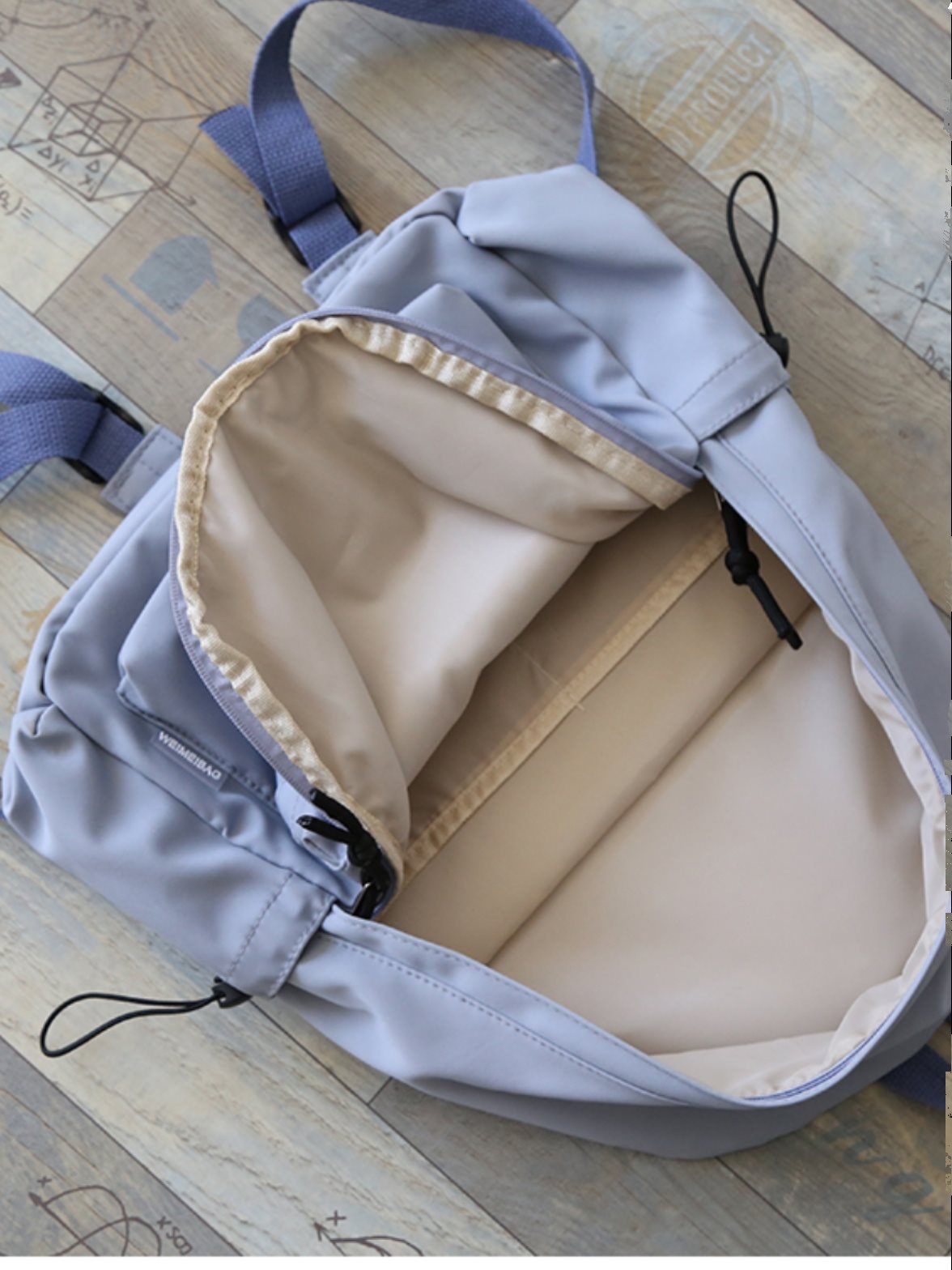 扭扭棒/背包/双肩包/双肩包男/沐果白底实物图