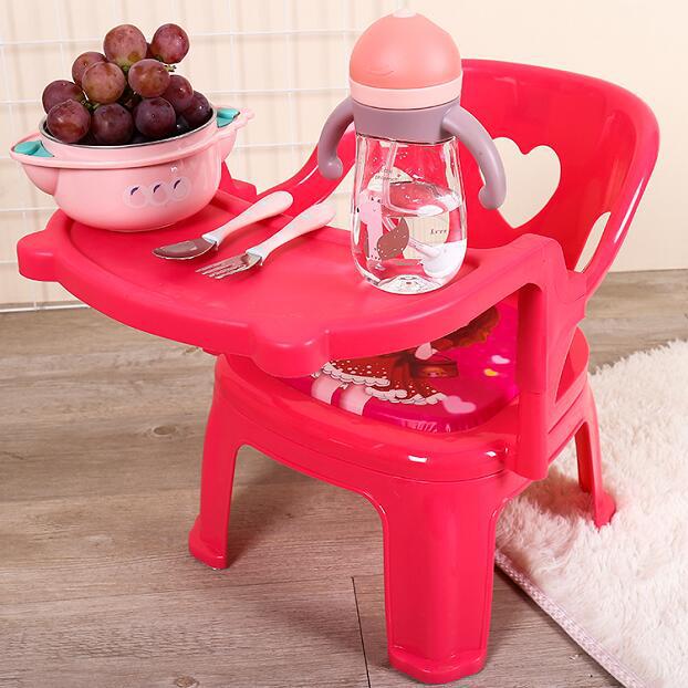 A small chair made for a one-year-old baby, a safe backrest for sitting, a "Call chair" with a plate, a lightweight stool and dining chair Item Picture