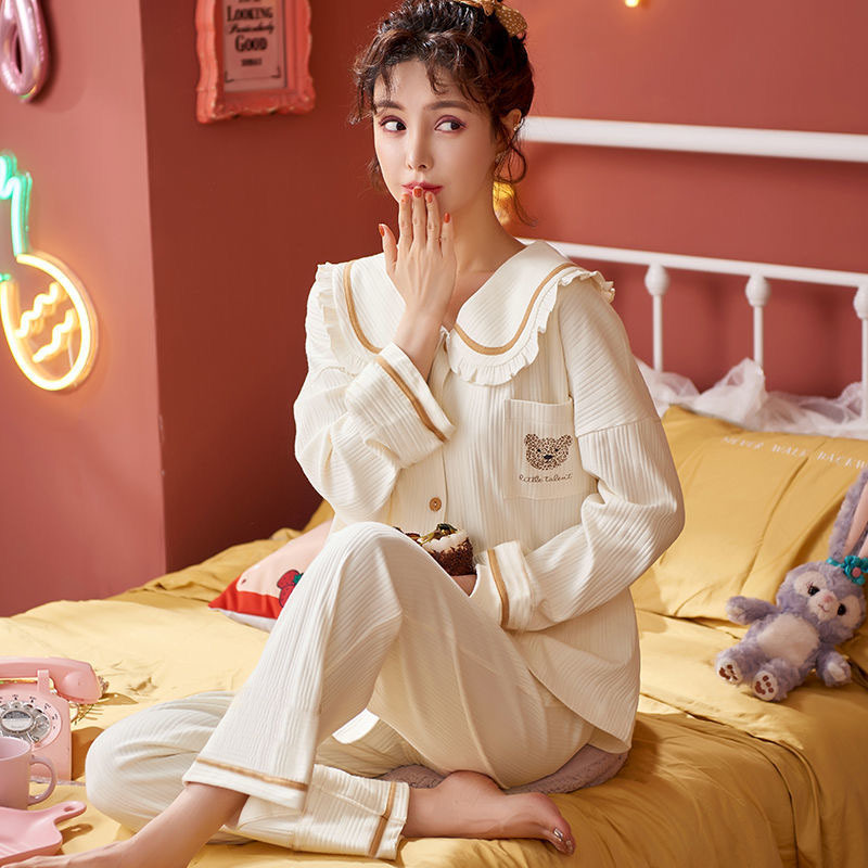 女士家居服实物图