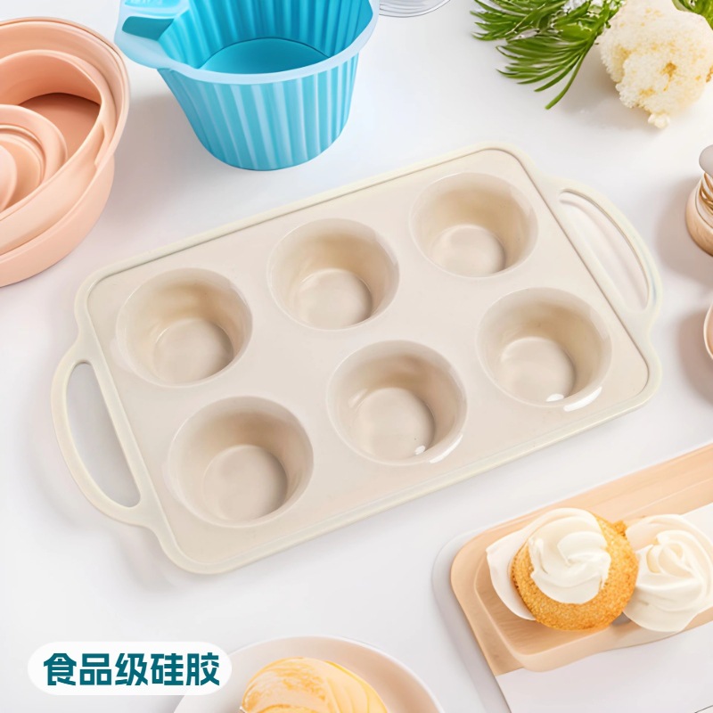 高品质包铁 硅胶蛋糕模具 厨房烘培 易洗饼干模具 耐高温烤盘