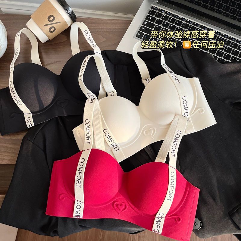 无痕内衣女小胸聚拢显大美背上托收副乳防下垂无钢圈调整型文胸罩详情1