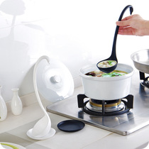Standing swan ladle