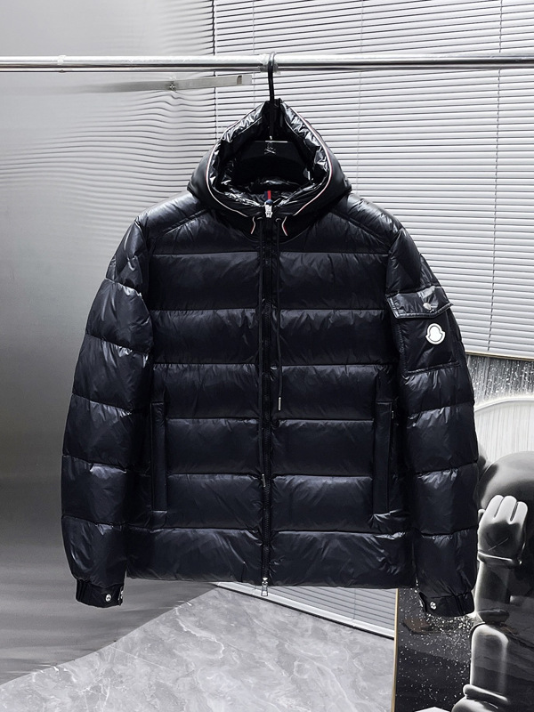 Winter Korean-style men's warm hooded down jacket is versatile, trendy, simple, casual and cool white duck down jacket Specification image
